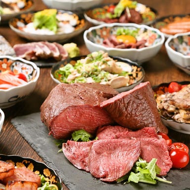 黒毛和牛と海鮮 個室 堺東 鍛冶二丁_2時間【竹◇全125種食べ飲み放題】ローストビーフ×鶏ももステーキ×鮮魚など◆4600円