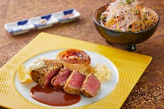 平日限定 鉄板焼「国産牛フィレカツランチ」