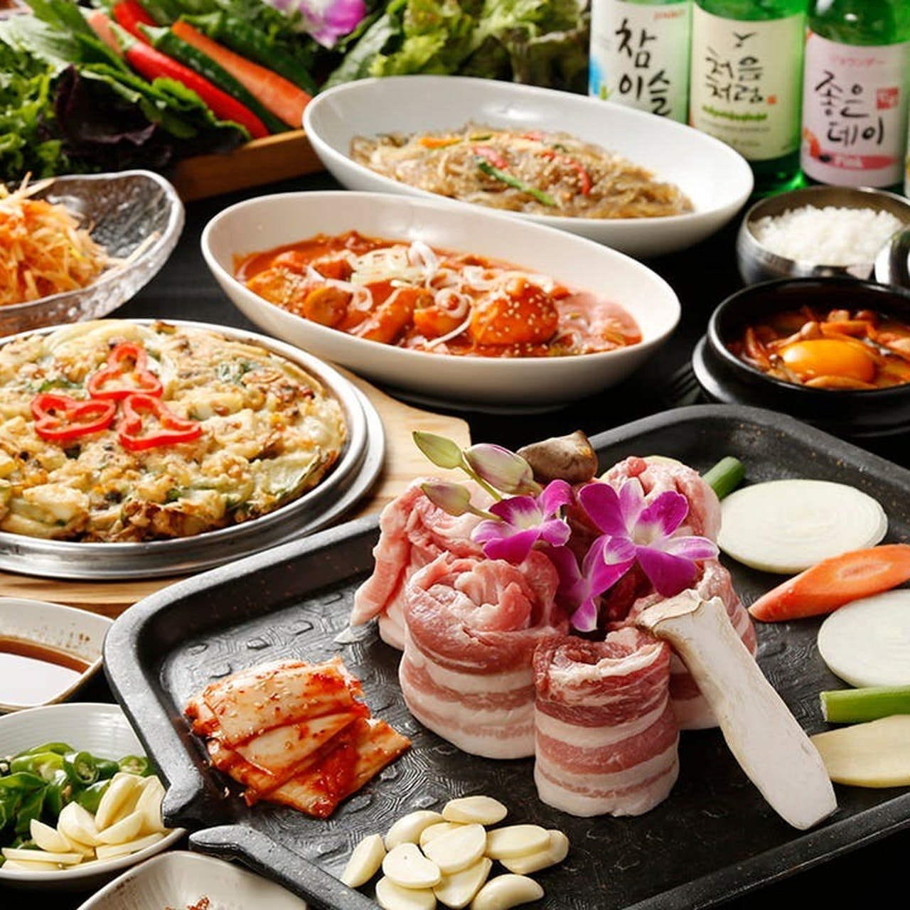 ♥大人気夏に一押し【本場韓国・高級鉄鍋】チーズタッカルビ・サムギョプサル ⬛２鍋 ♥大人気夏に一押し【本場韓国・高級鉄鍋】チーズタッカルビ