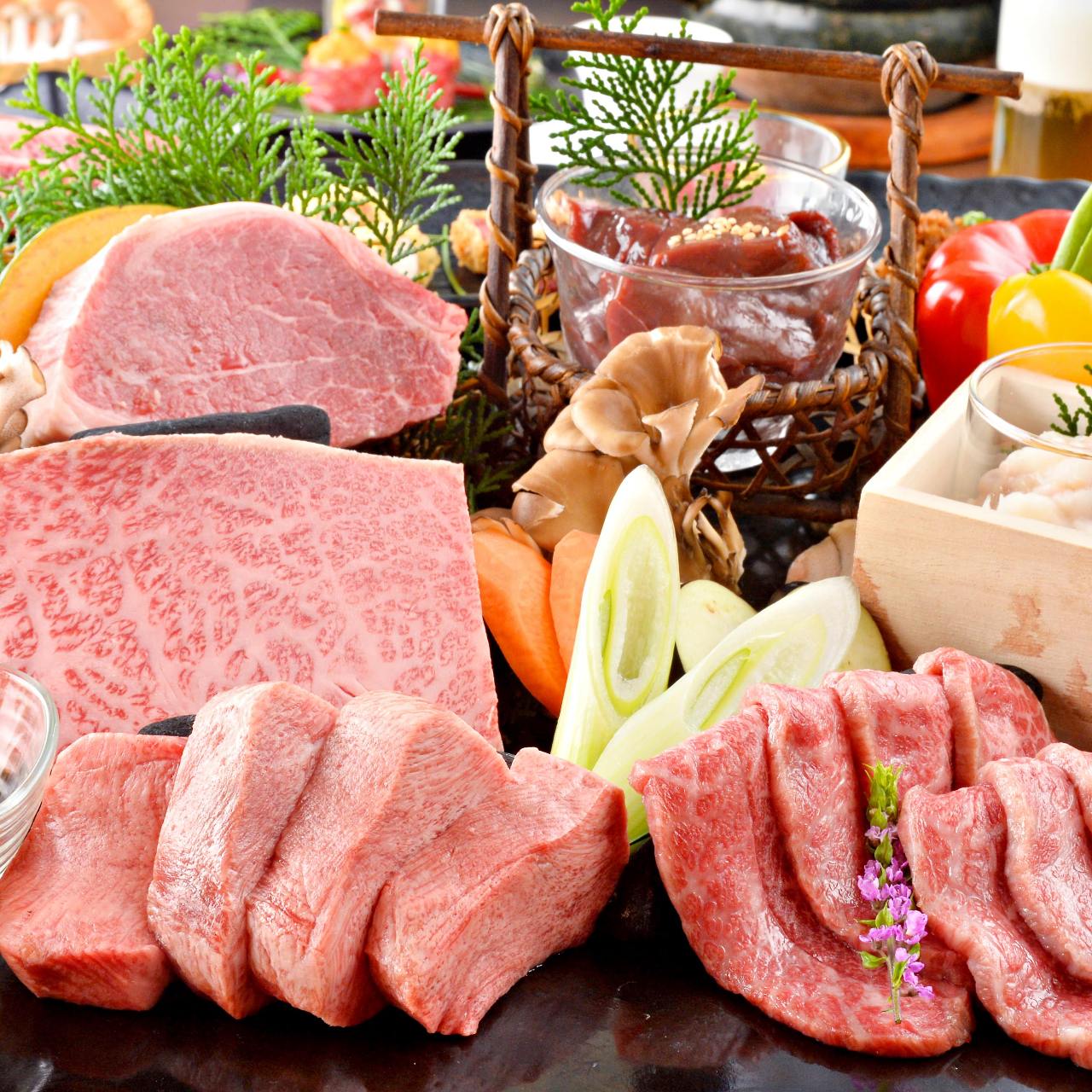 コース・宴会には当店の松阪牛と熟成肉の魅力がぎっしり！