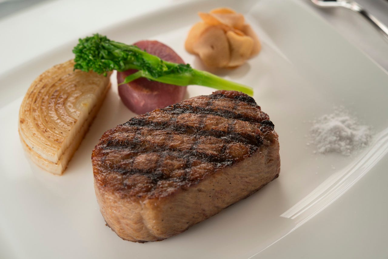 銀座 溶岩石グリルステーキ 銀座で味わう本格ステーキランチ 全7品 の詳細 銀座ステーキグリル 響ブッフ 銀座 鉄板焼き ぐるなび