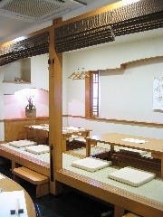 お料理とお酒 masu_掘りごたつ式お座敷席でゆっくり