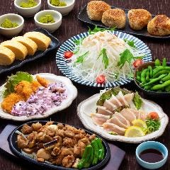 炭火焼と鍋料理 たちばな 阿倍野本店 メニュー：とり炭火焼コース