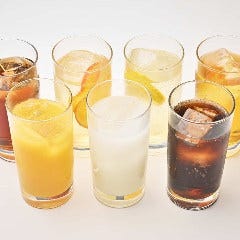 アルコールが苦手な方も安心！ソフトドリンクも充実！