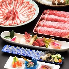 しゃぶしゃぶ すき焼きしゃぶ禅 小倉店_コース一例：選べるさしみ＋しゃぶしゃぶ食べ放題