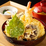 揚げたてサクサク天ぷらの
◆特製 漁師天丼◆
