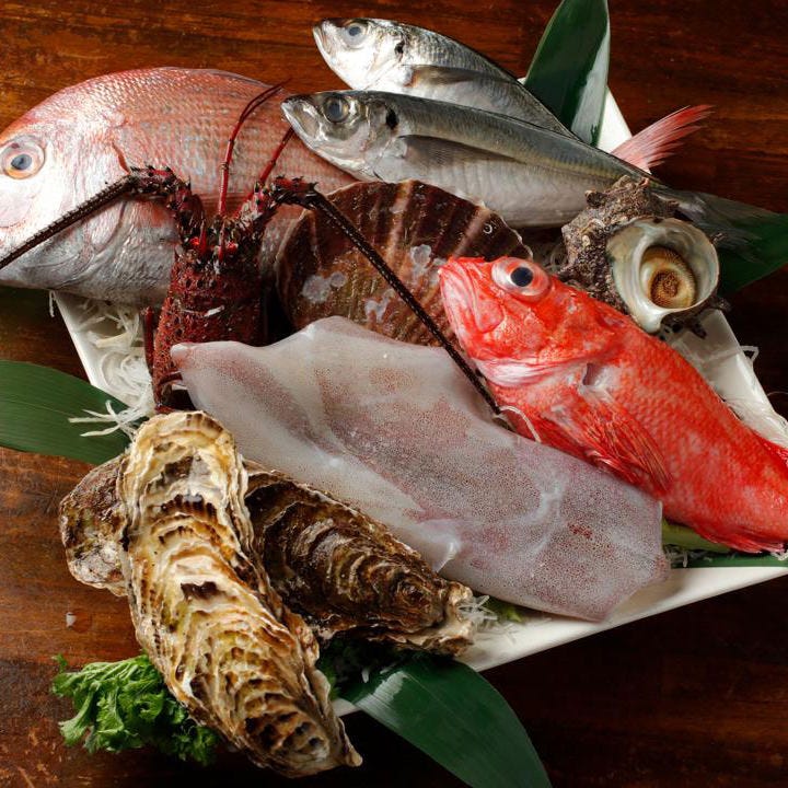店主自ら毎朝松戸市場で仕入れる旬の新鮮魚介をご堪能ください！