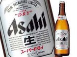【アサヒスーパードライ】　
　瓶ビール（中瓶）