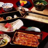 ■蒲焼日本料理定食【不二定食】お昼のコース