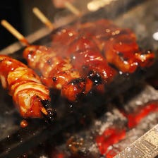 熟練技で焼き上げる絶品串焼き