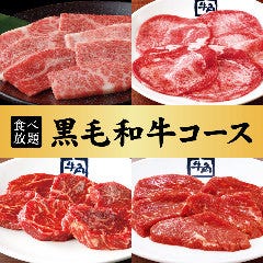新しく黒毛和牛カルビが食べ放題のコースもご用意♪