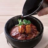 A4黒毛和牛のうにのせ石焼飯