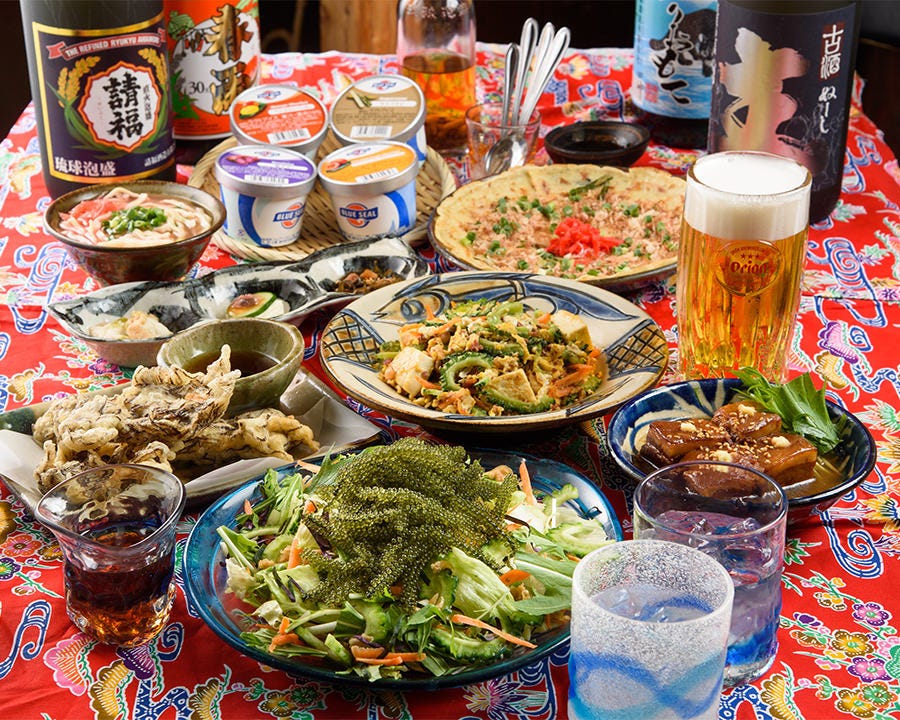 歓送迎会にオススメ ラフテー や ゴーヤチャンプル など人気の沖縄料理全9品5000円 泡盛も2時間飲み放題の詳細 沖縄料理 泡盛 はいさい 本八幡店 本八幡 居酒屋 ぐるなび 歓送迎会にオススメ ラフテー や ゴーヤチャンプル など人気の沖縄料理全9品5000円 泡盛も2時間飲み放題の詳細 沖縄料理 泡盛 はいさい 本八幡店 本八幡 居酒屋 ぐるなび