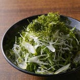 九州あおさと水菜のチョレギサラダ