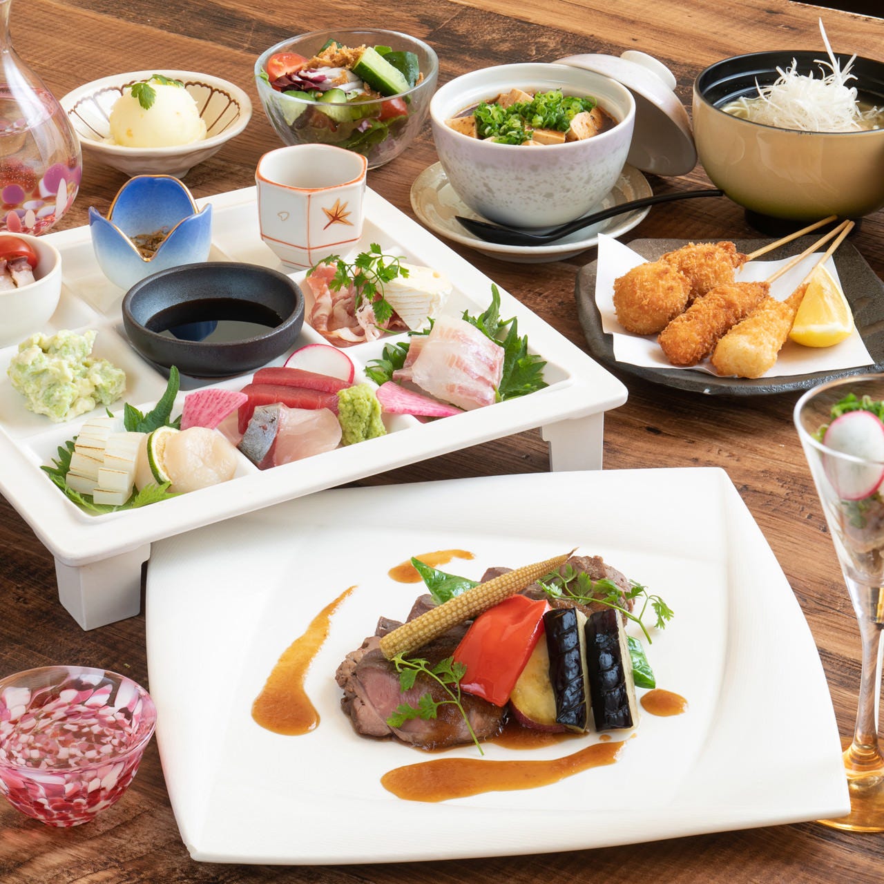 飲み放題付!お得な6,500円(税込)コース 四季旬菜 いおり_飲み放題付!お得な6,500円(税込)コース