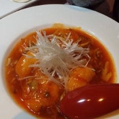 四季旬菜 いおり_海老きのこチリソース