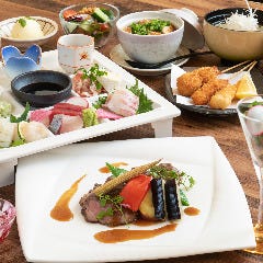 四季旬菜 いおり_忘新年会！一番人気コース税込み！飲み放題2時間付き6,500円