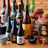 宮崎県『正春酒造』から仕入れる味わい深い焼酎が揃います