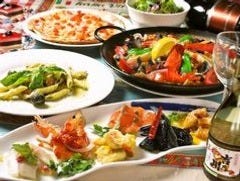 3500円コースができました!飲み放題付き魚介のパエリアもつく