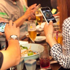 宴会に最適な飲み放題付きのコースもご用意しております。