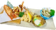 カサゴの唐揚げ＆牡蠣の天婦羅