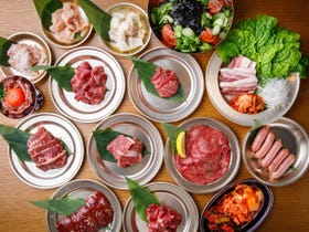 黒毛和牛食べ放題 焼肉結局たれ。 梅田店