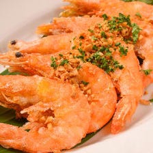 ガーリック・ソフトシェルシュリンプ