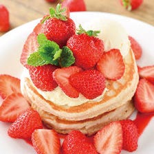 【3月・4月限定♪】博多あまおう苺パンケーキ