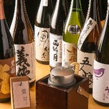 飲み放題プランでは30種の日本酒が飲み放題