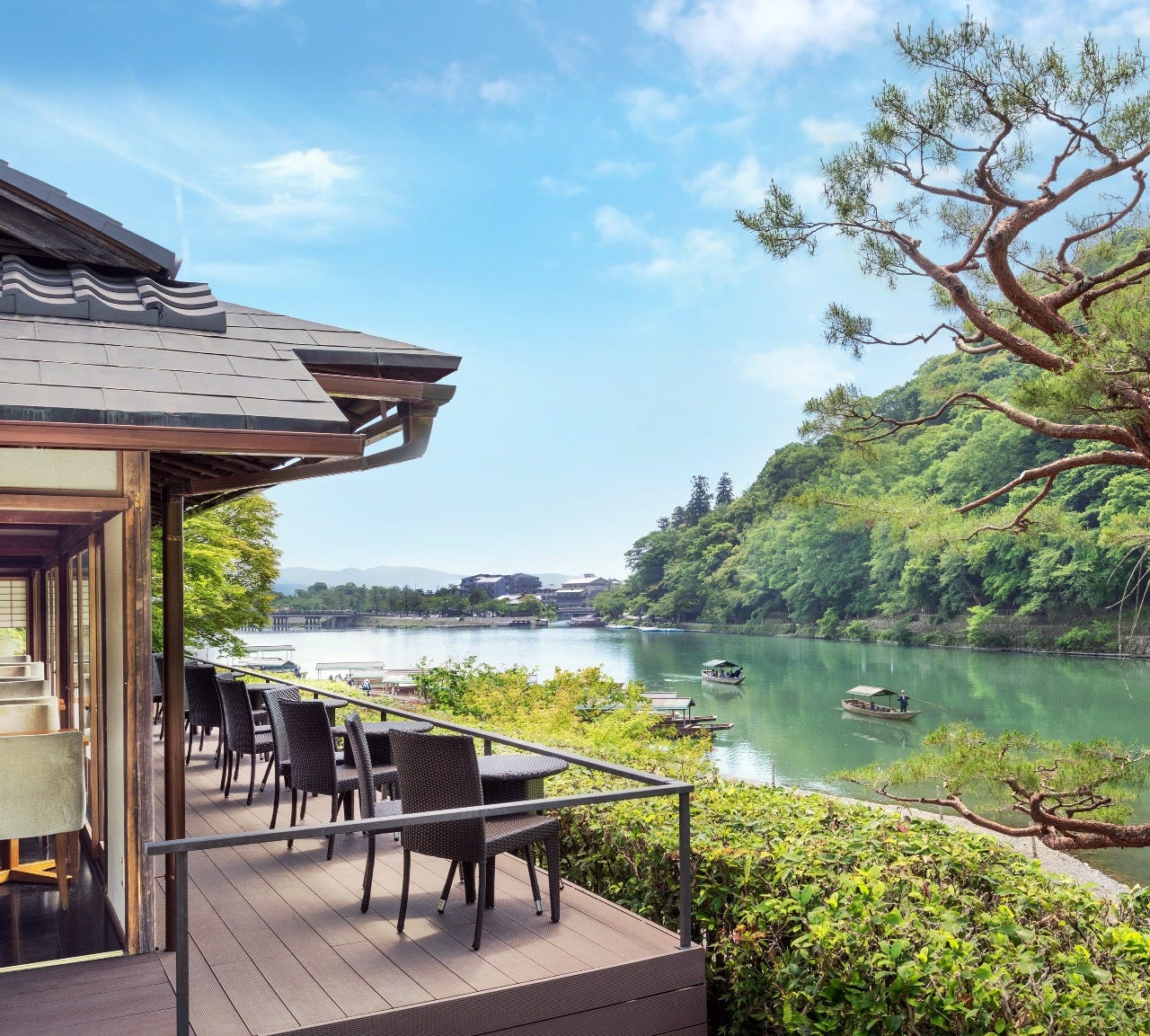 翠嵐 ラグジュアリーコレクションホテル 京都 茶寮 八翠 嵐山 カフェ ぐるなび