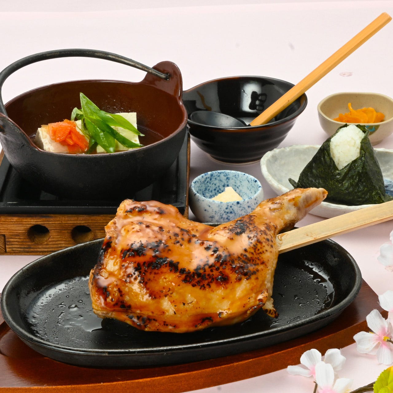 美味しいわたやの山賊焼きとうどん 田舎茶屋わたや 温品店