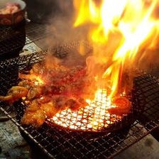 ボリューム満点のもも焼き