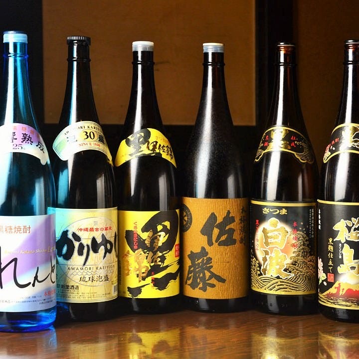 北海道の焼酎、日本酒、ワイン、果実酒を幅広く揃えています！