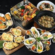北海道の食材がつまった宴会コース！