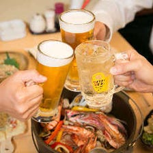 食べて飲んで大満足な宴会コース