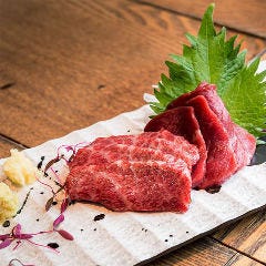 北海道産 牧草牛の赤身刺し