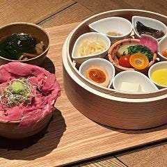 ローストビーフ丼de御膳