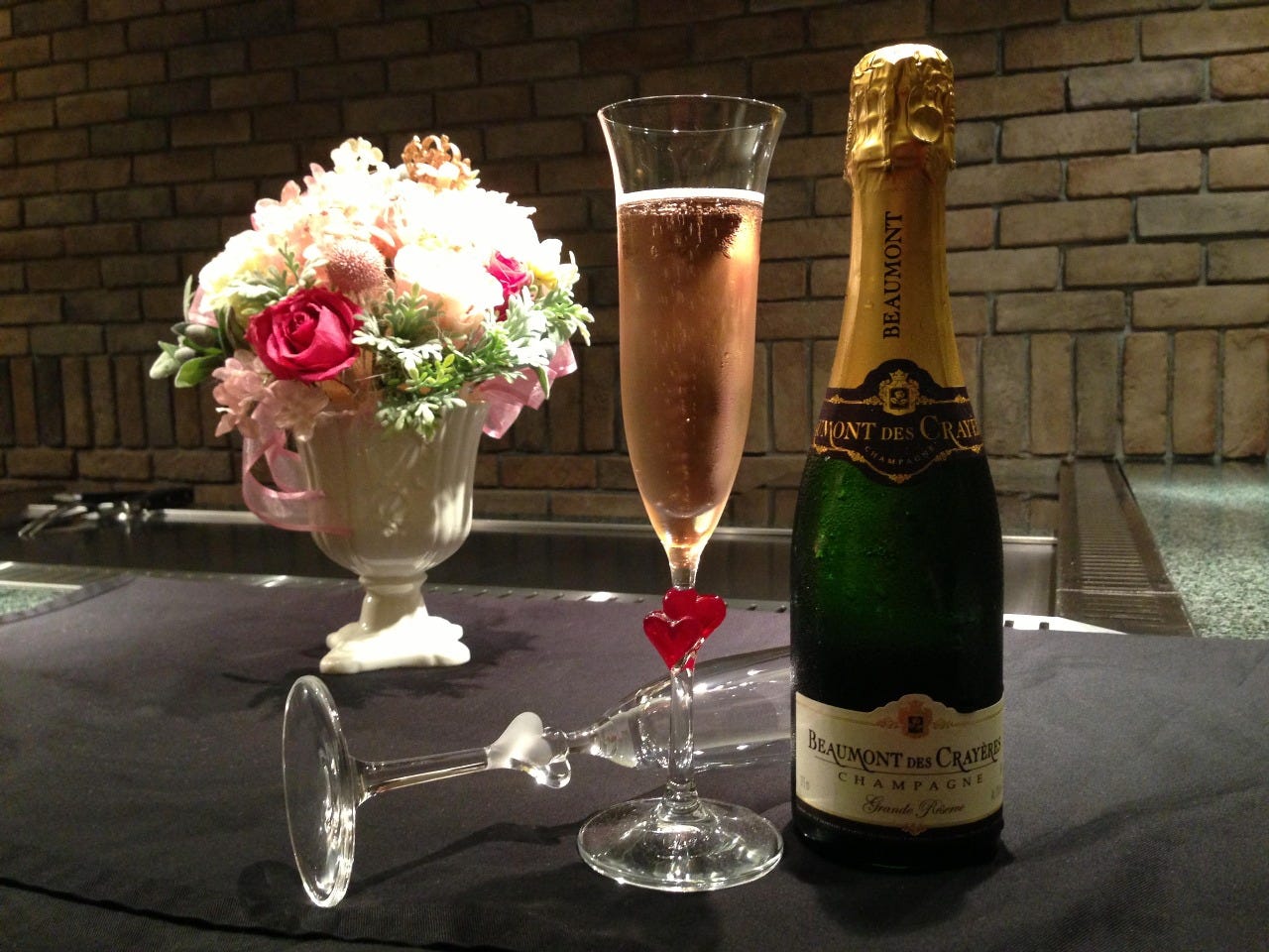 記念日にはシャンパンで乾杯！