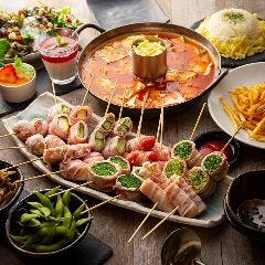 肉寿司＆野菜巻き串食べ放題 ハッシュタグ 梅田本店 