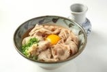 人気No1！！釜肉ぶっかけうどん★