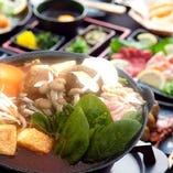 馳走韓国鍋コース　　　　　　　　
鍋+料理２品+ご飯物