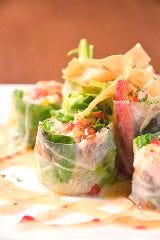 とり吉自慢の生春巻き