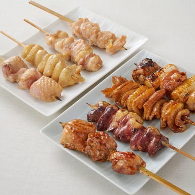 鳥勘助_鶏 串焼き盛り合わせ【8本】