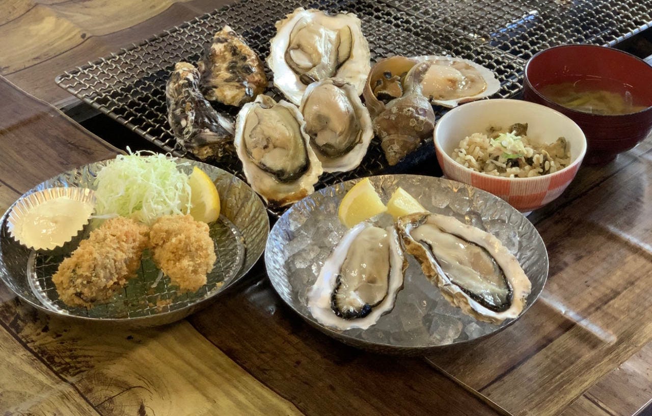 入善牡蠣ノ星 メニュー：セットメニュー - 楽天ぐるなび