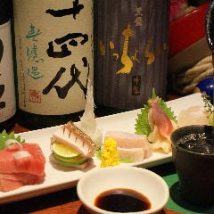 銀座 独楽_地酒の合うお刺身♪