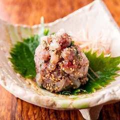 銀座 独楽_自家製なめろう