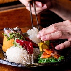 銀座 独楽_【2名様・人気のテーブル席確約】『贅沢コース』厳選料理全9品で贅沢なひとときを愉しむ◎2時間飲み放題付