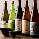 日本酒もお料理に合うものを当店が厳選してご用意しております