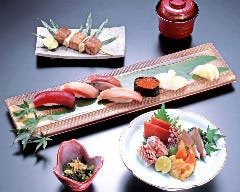 刺身とにぎりのセット　潮騒