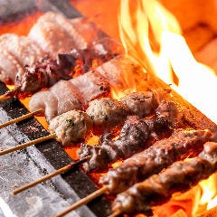 【炭火焼鳥各種】お肉の仕入れもこだわりあり!ジューシーです